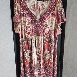 Women's Multicolor Bohemian Top